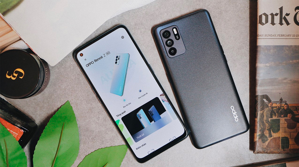 OPPO Reno6 Z 5G - Thiết kế OPPO Reno6 Z 5G - Thiết kế