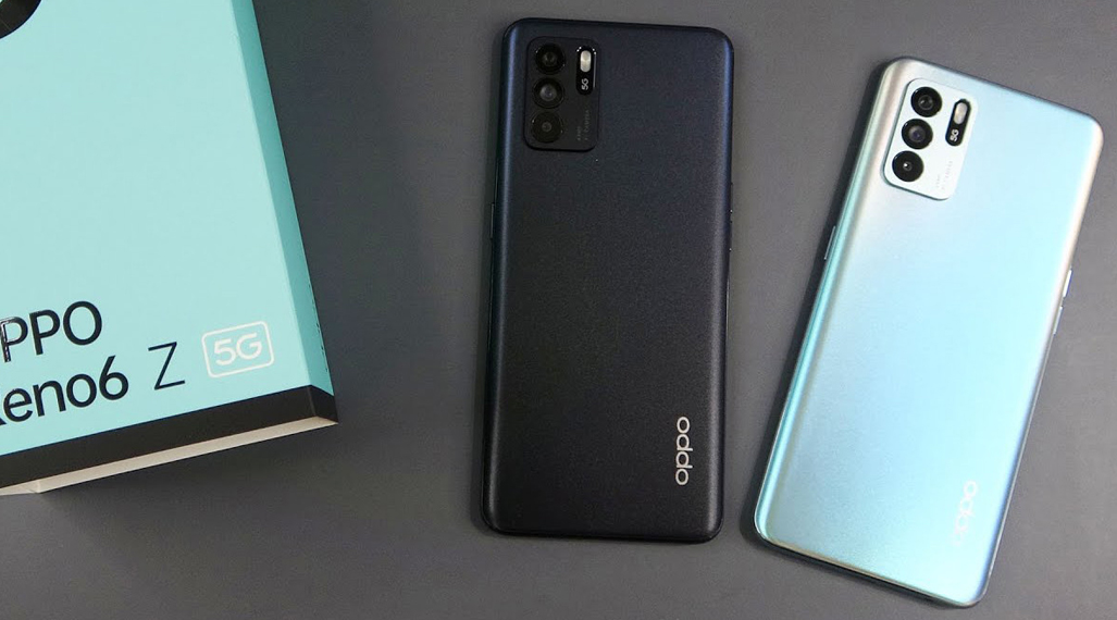 OPPO Reno6 Z 5G - Thiết kế mặt lưng đẹp mắt với 2 màu sắc đi kèm OPPO Reno6 Z 5G - Thiết kế mặt lưng đẹp mắt với 2 màu sắc đi kèm
