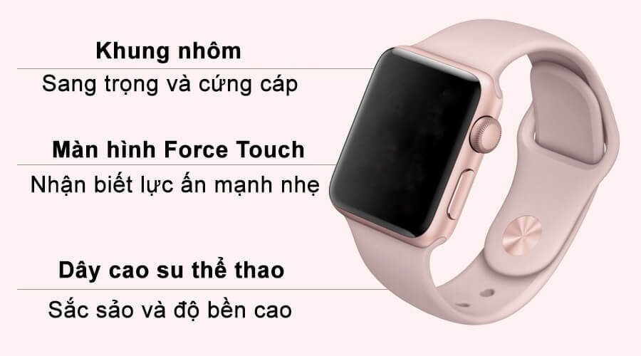 Apple Watch Series 3 38mm Nhôm (GPS) - Like New 99% - Hình 2