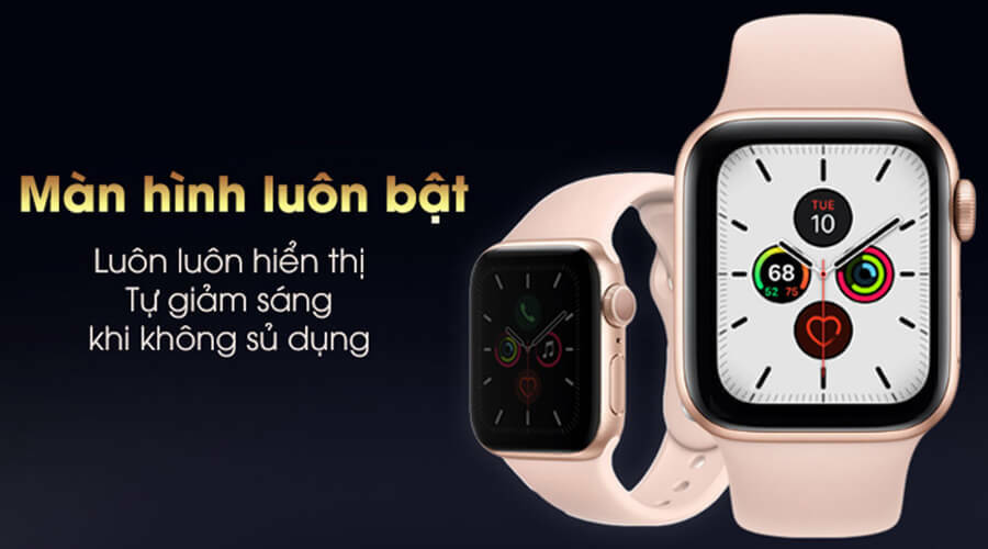 Apple Watch Series 5 44mm NHÔM (GPS) - New 100% - Hình 2