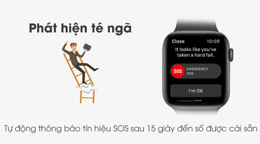 Apple Watch Series 5 44mm NHÔM (GPS) - New 100% - Hình 11