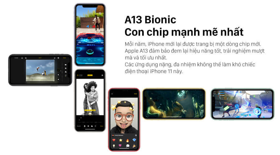 iPhone 11 128GB Quốc Tế 1 Sim Mới 100% - Hình 1