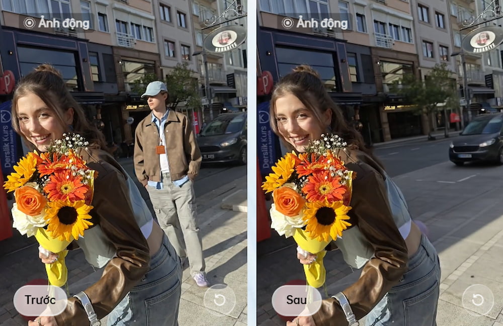 OPPO Reno15 F 5G chỉnh sửa ảnh bằng AI