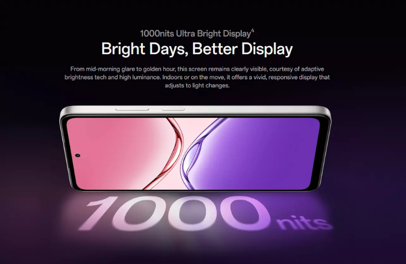 Oppo A5x sở hữu màn hình LCD kích thước lớn 6.67 inch