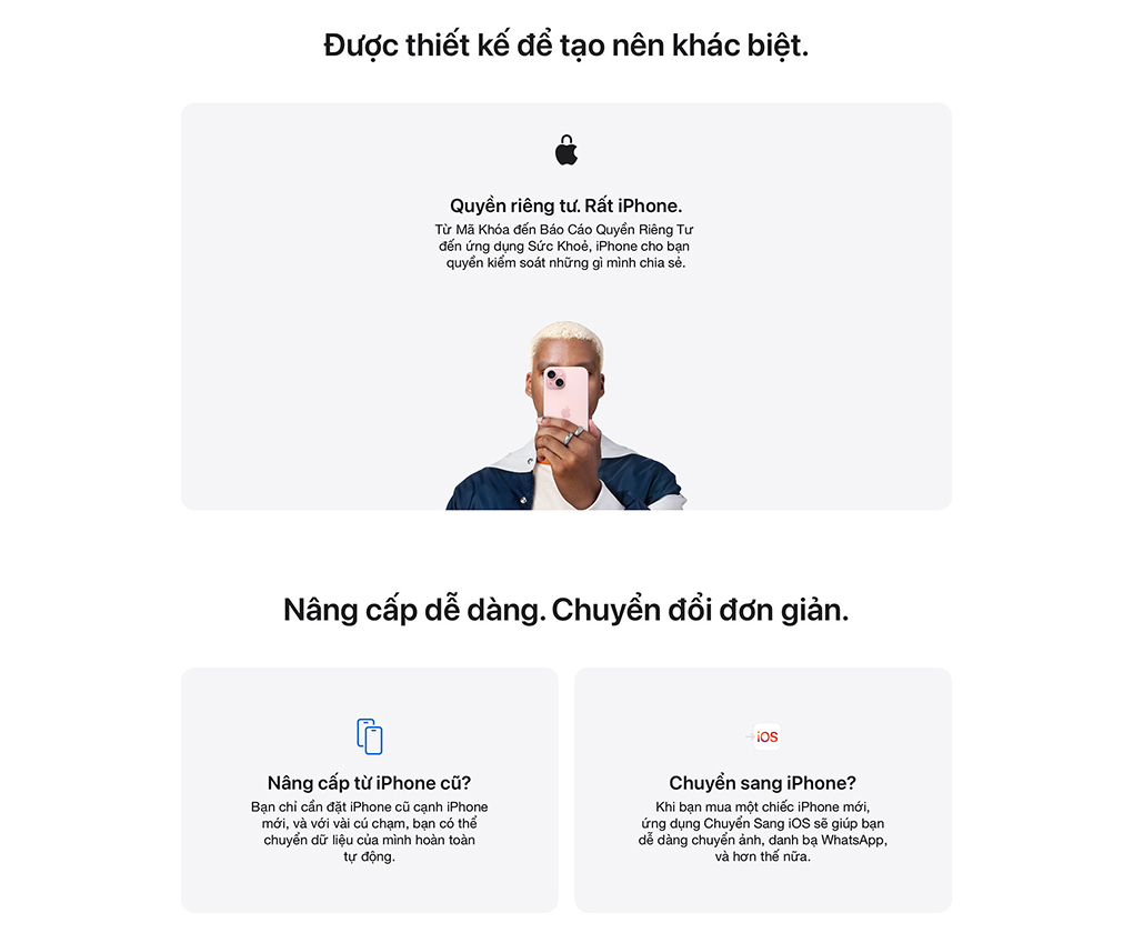 iPhone 15 Chuyển đổi