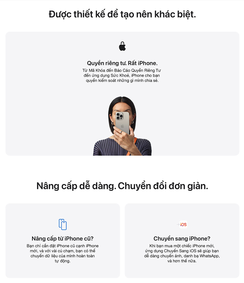 iPhone 15 Pro Chuyển đổi