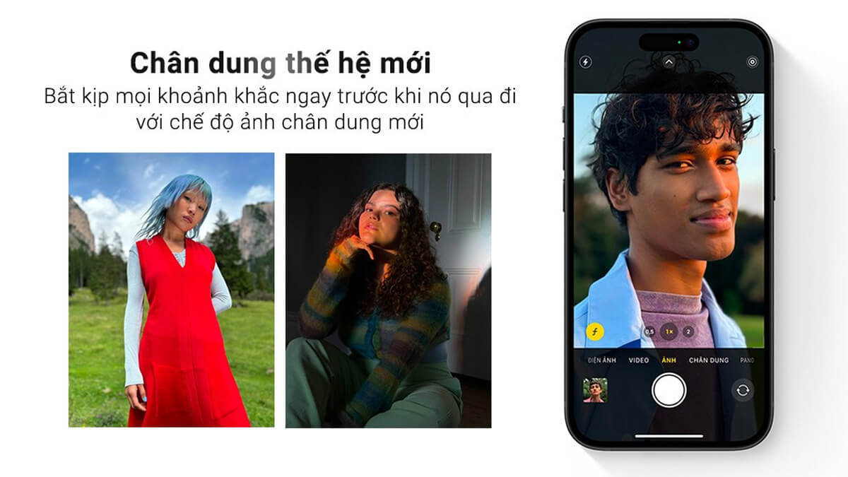 iPhone 15 256GB Quốc Tế - Camera trước