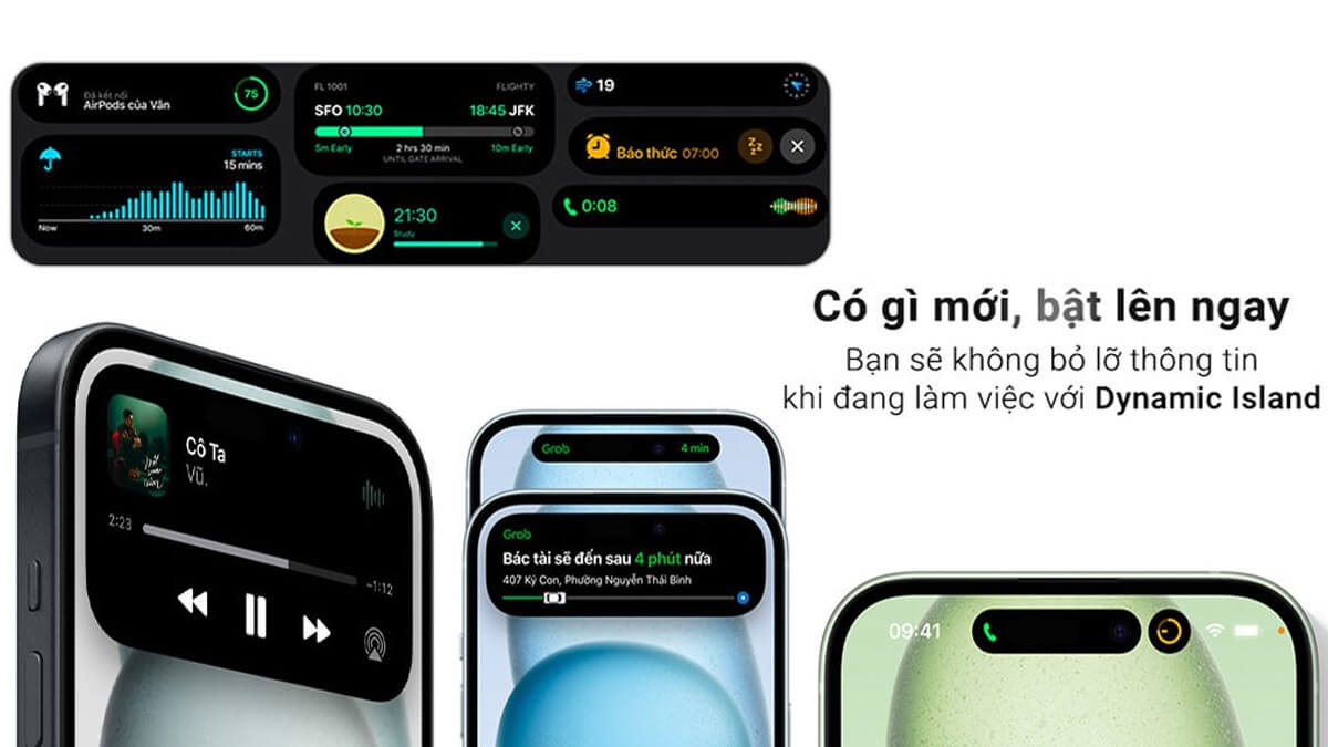 iPhone 15 128GB Quốc Tế - Dynamic Island