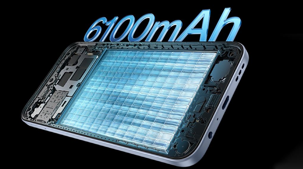 Pin dung lượng 6100mAh trên OPPO A6t 256GB đáp ứng tốt nhu cầu sử dụng cả ngày dài