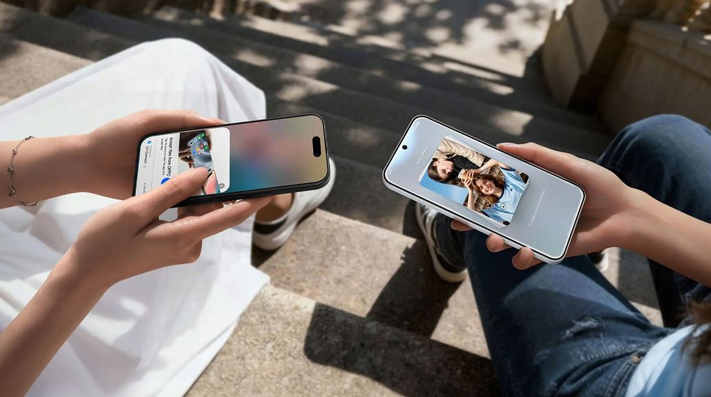 OPPO Reno15 5G 12GB/256GB hỗ trợ O+ Connect giúp kết nối nhanh chóng, đảm bảo việc chia sẻ dữ liệu của bạn luôn mượt mà