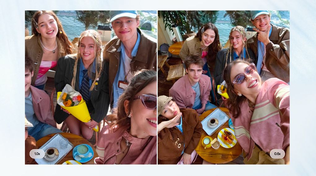 OPPO Reno15 5G 12GB/256GB có camera selfie 50 MP góc rộng 100 độ giúp bạn chụp nhóm đông người dễ dàng và ảnh luôn rõ nét