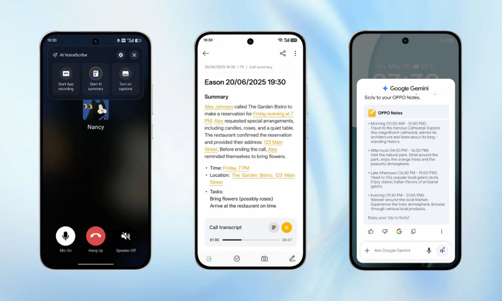 Tính năng AI trên OPPO Reno14 F 5G 8GB 256GB 