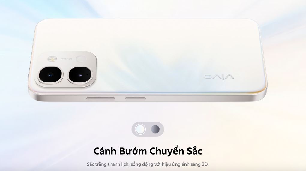 vivo Y31d có thiết kế chuyển sắc và thân kim loại giúp máy trông hiện đại, cầm nắm chắc chắn cho các nhu cầu sử dụng hằng ngày