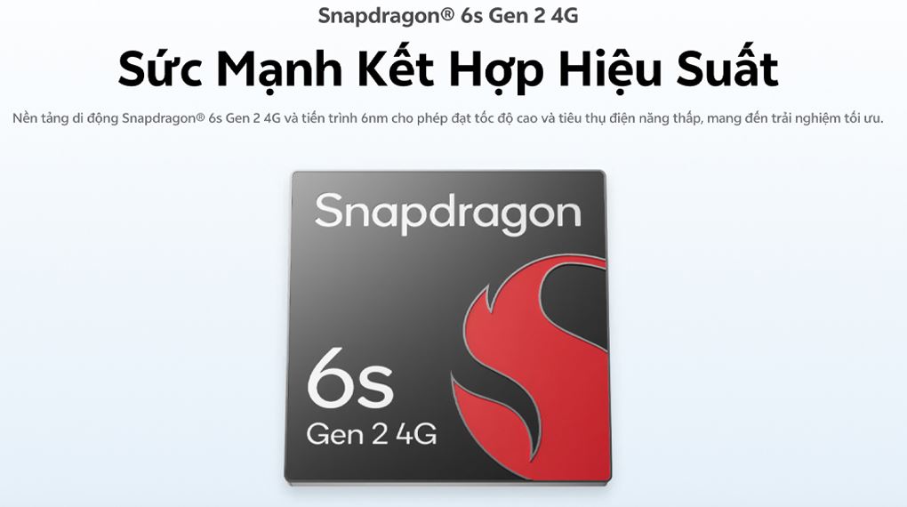 vivo Y31d dùng chip Snapdragon 6s Gen 2 giúp mọi thao tác hằng ngày diễn ra mượt mà và tiết kiệm năng lượng hiệu quả hơn