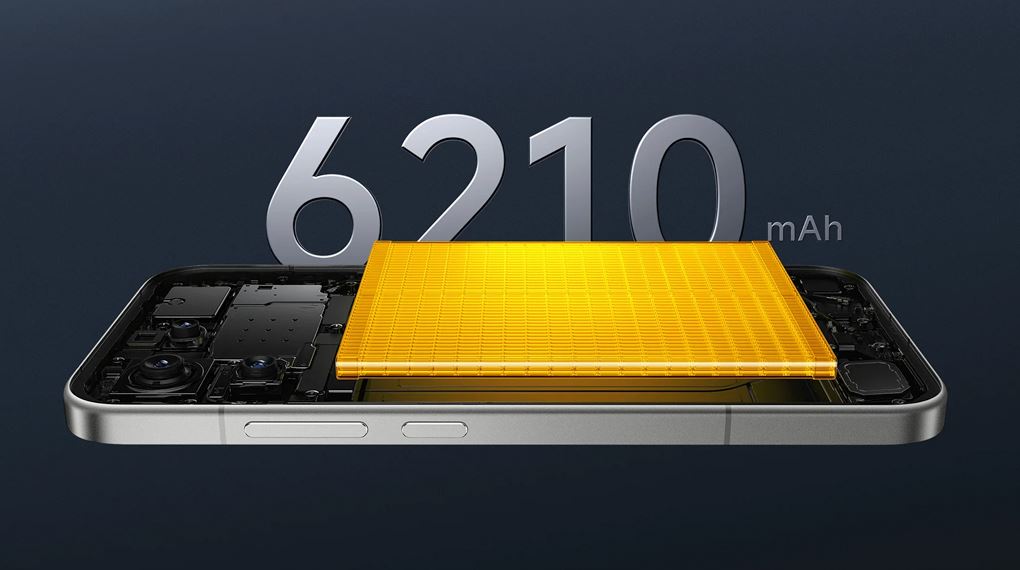 Xiaomi POCO F8 Pro 5G sở hữu viên pin 6210 mAh vượt trội, đảm bảo thời gian sử dụng liên tục hơn 16 giờ cho mọi hoạt động Xiaomi POCO F8 Pro 5G sở hữu viên pin 6210 mAh vượt trội, đảm bảo thời gian sử dụng liên tục hơn 16 giờ cho mọi hoạt động